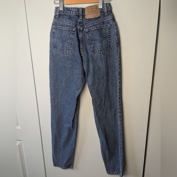 Levi's VINTAGE 90' Women Jeans Size 26 Made In Canada 100% Cotton High Waisted - Picture 5 of 15